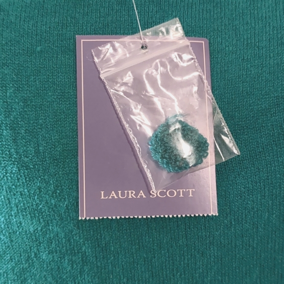 Laura Scott Green Acrylic Holiday Sweater XL - Picture 4 of 7